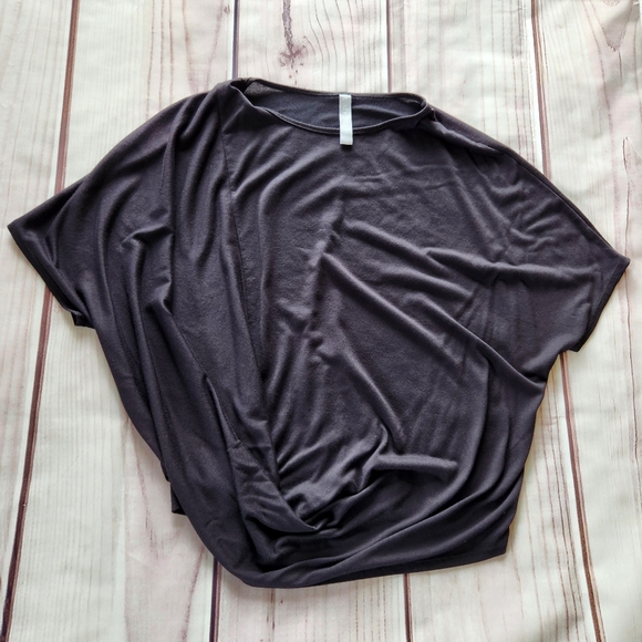 Athleta "Dolman Tee" Oversized Baggy Boxy Fit Draped Shirt Black, Women's Size S - Picture 2 of 7